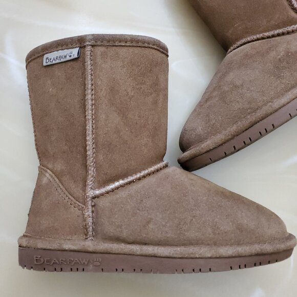 Kids Bearpaw Emma Youth Boot 608Y Hickory II Suede Size 13 New in Box - Picture 3 of 14